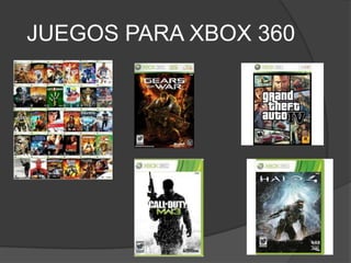 JUEGOS PARA XBOX 360
 