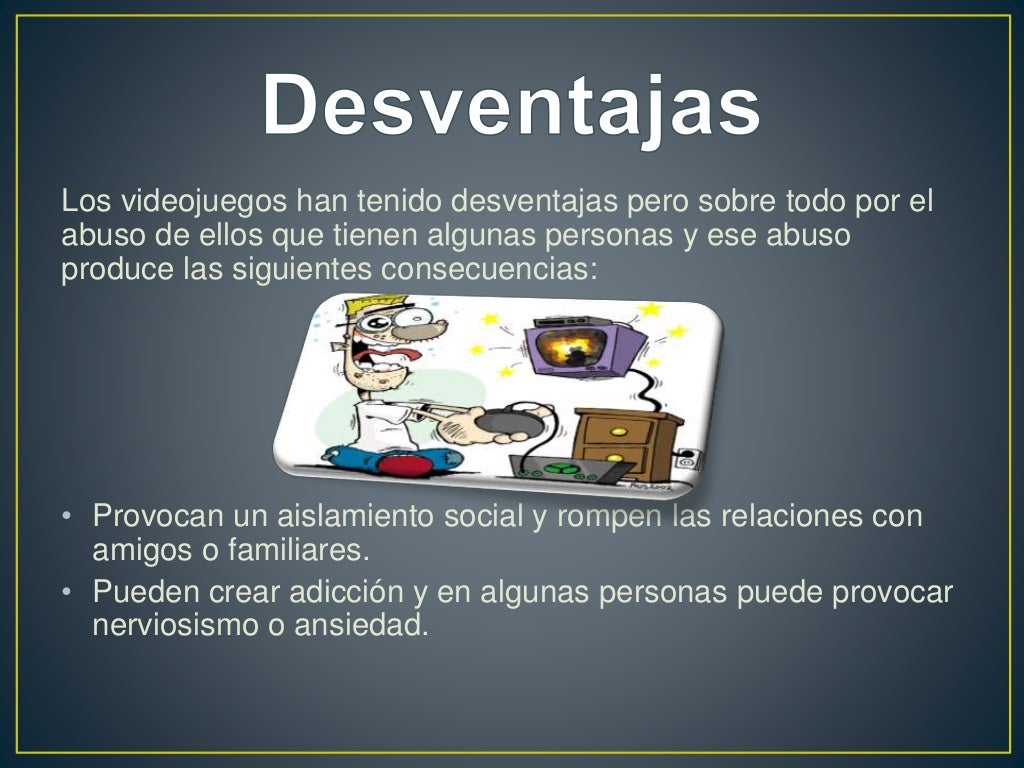 Videojuegos ventajas y desventajas