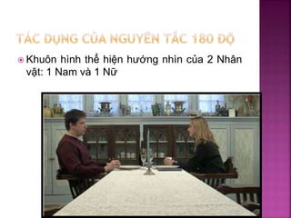  Khuôn hình thể hiện hướng nhìn của 2 Nhân
vật: 1 Nam và 1 Nữ
 