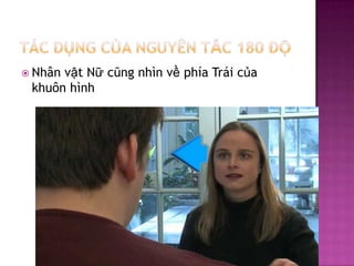  Nhân

vật Nữ cũng nhìn về phía Trái của
khuôn hình

 