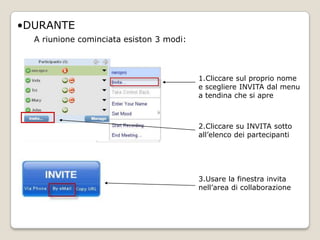 AVVIARE UNA RIUNIONE IMMEDIATASotto la voce HOME cliccare START NOWCliccare direttamente il pulsante immediato START2 modi leggermente diversi: