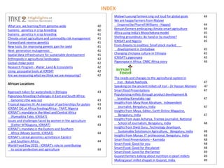 ICRISAT Communication Resources Catalogue- September 2018