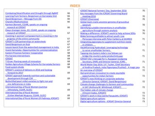 ICRISAT Communication Resources Catalogue- September 2018
