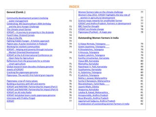 ICRISAT Communication Resources Catalogue- September 2018