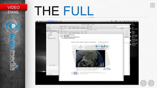 11
VIDEO
EMAIL   THE FULL
        EXPERIENCE
 