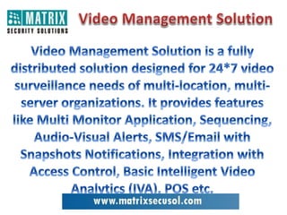 Video Management Solution Providers India