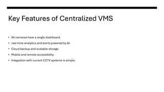 centralized -video -management- system vms | PDF