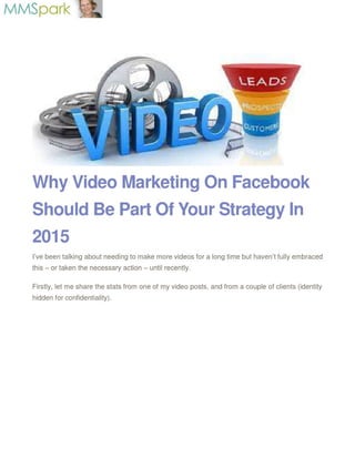 Video marketing