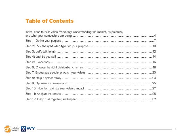 business report table of contents template business marketing report the definitive b2b business report table of contents template business marketing report the definitive b2b