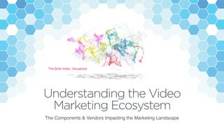 The Brite Index, Visualized
Understanding the Video
Marketing Ecosystem
The Components & Vendors Impacting the Marketing Landscape
 