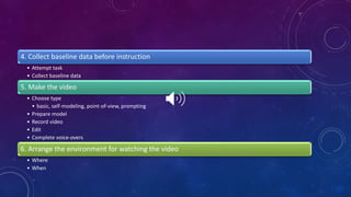 Video modeling presentation | PPTX