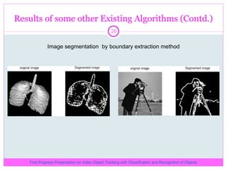 Video object tracking with classification and recognition of objects | PPT