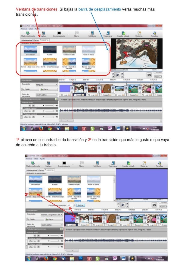 Tutorial Videopad Transiciones | videopad tutorial Tutorial Videopad Transiciones | videopad tutorial