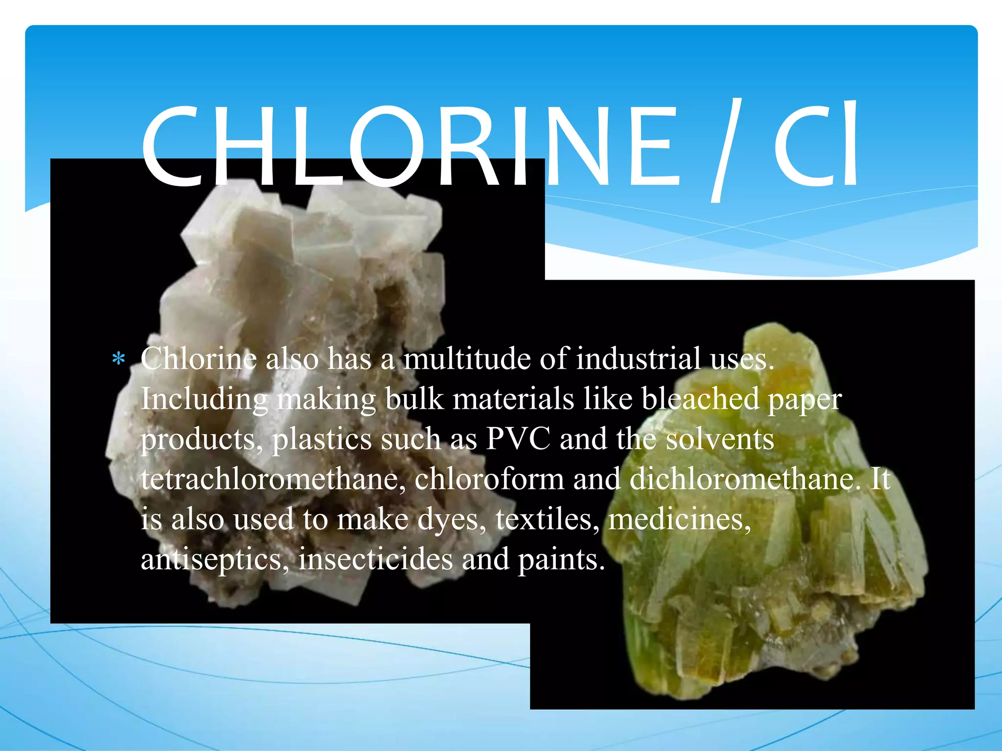 Common Elements and their Uses | PPTX | Chemistry | Science