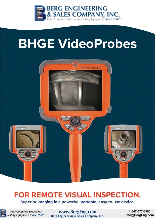 Baker Hughes VideoProbe Comparison XL Detect/Detect+, XL Flex/Flex+…