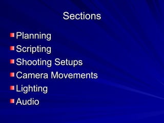 Video Performance Directions Video Production-Principles and Guidelines | PPT