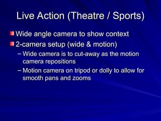 Video Performance Directions Video Production-Principles and Guidelines | PPT