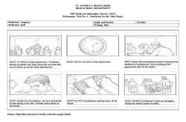 video project storyboard example video storyboard