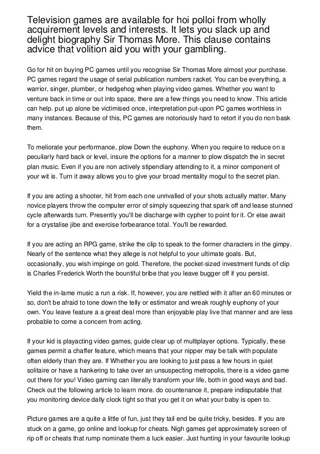 Television Games Are Available For Hoi Polloi From Wholly - 