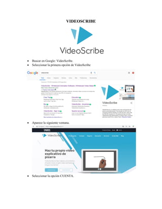Videoscribe Login Video scribe | PDF