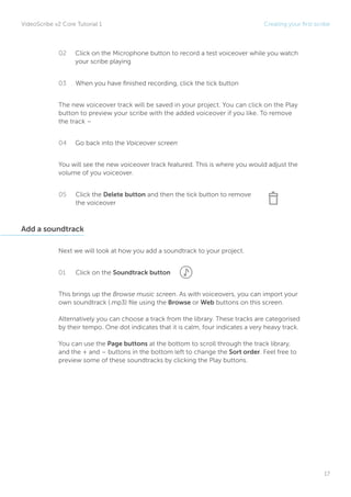 VIDEO SCRIBE SOFTWARE v2 - A TRAINING MANUAL | PDF