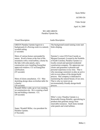 Video Script | DOCX