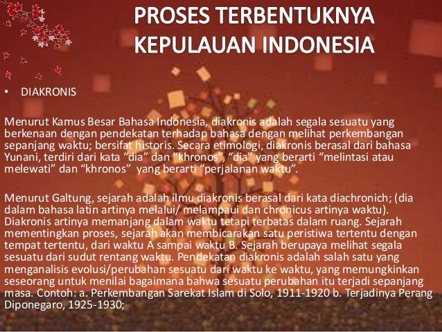 Sejarah Terbentuknya Indonesia