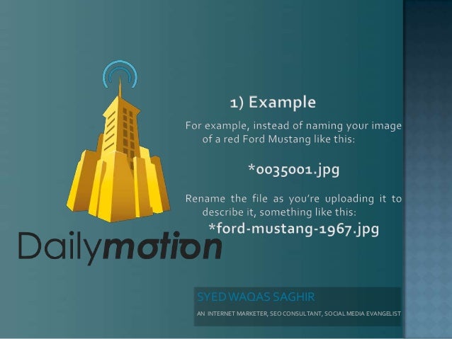 Video SEO - SEO Tips - Dailymotion SEO - SEO Optimization - Optimizat… slideshare - 웹