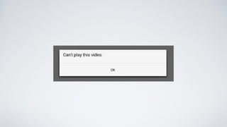 Videos on Android - Stuff What I Learned
