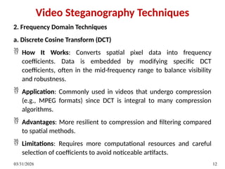 Comprehensive Overview of Video Steganography Techniques and Detection ...