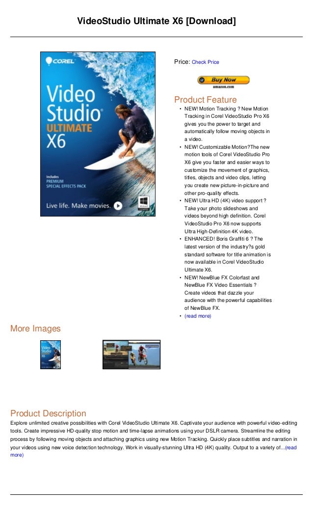 Video studio ultimate x6 [download]