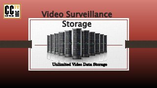 Video Surveillance
Storage
Unlimited Video Data Storage
 