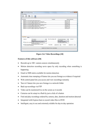 Camera Recoding Pdf Video Surveillance System | PDF