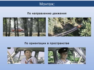 Монтаж:

 По направлению движения




По ориентации в пространстве
 