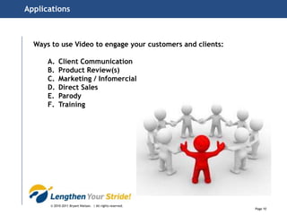 44% believe online video will improve customer loyalty.