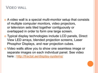Vedio Wall Array Video wall system benefits | PPTX