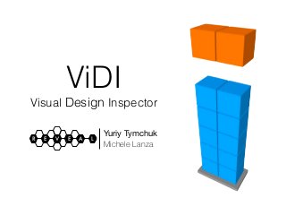 ViDI 
Visual Design Inspector 
R E V E A L Yuriy Tymchuk 
Michele Lanza 
 