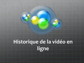 Historique de la vidéo en
          ligne
 