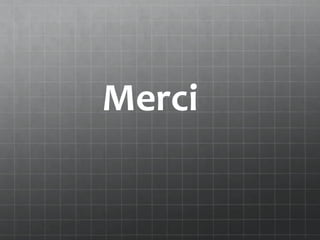 Merci
 