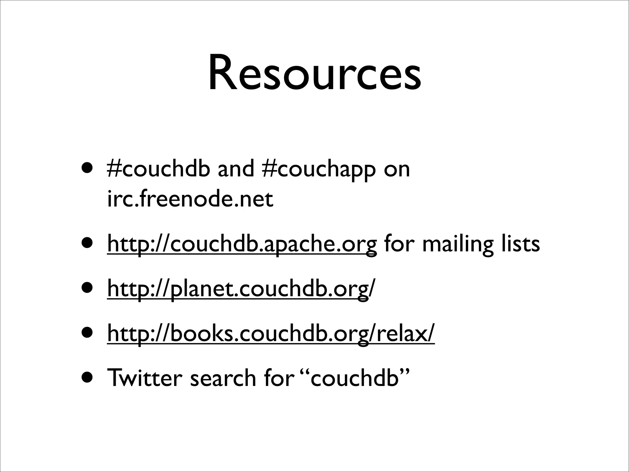 Vidoop CouchDB Talk