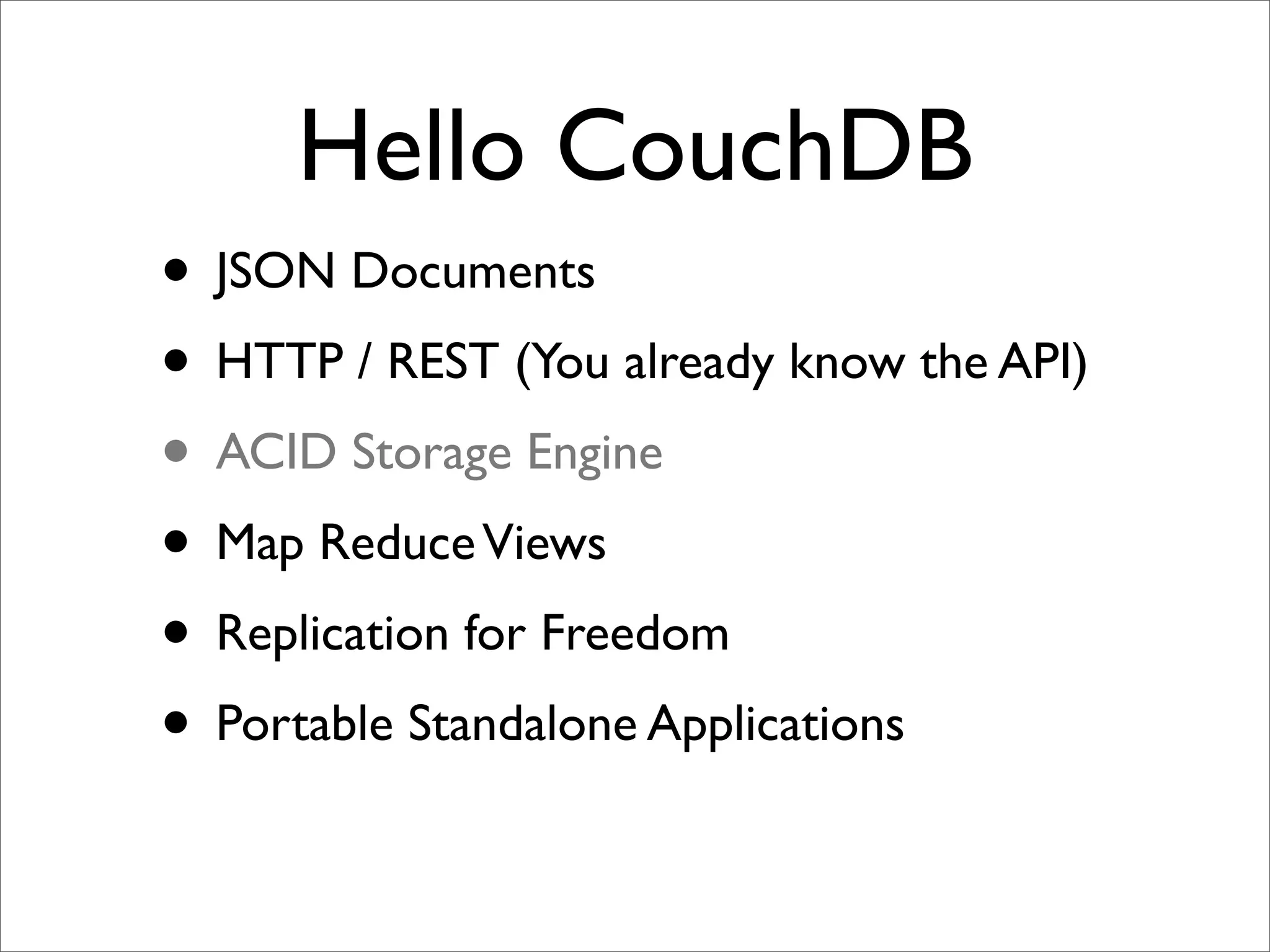 Vidoop CouchDB Talk