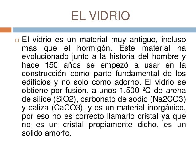 Vidrio