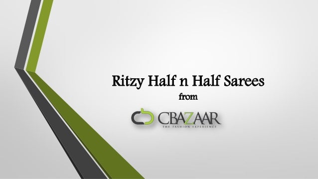 Ritzy Half n Half Sarees
from
 