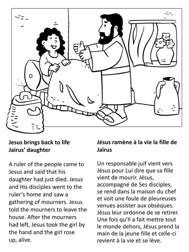 Vie de Jésus Cahier de Coloriage - Life of Jesus Coloring Book