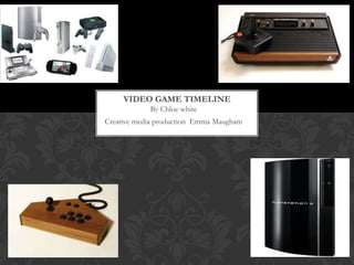 VIDEO GAME TIMELINE
            By Chloe white
Creative media production Emma Maugham
 