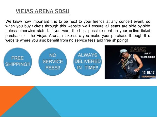 Viejas Arena Seating Chart Concert