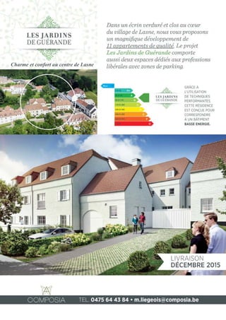 Charme et confort au centre de Lasne 
 