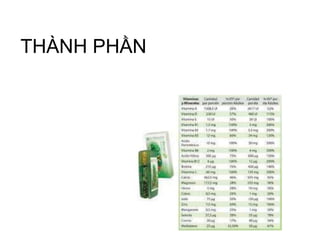 THÀNH PHẦN
 