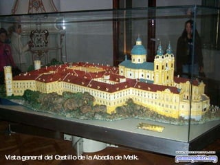 Vista general del Castillo de la Abadía de Melk. 