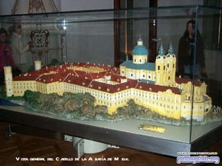 Vista general del Castillo de la Abadía de Melk. 